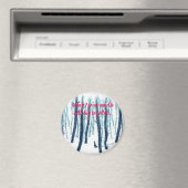 Spaziergang durch den Schneewald Magnet (In Situ (Geschirrspüler))