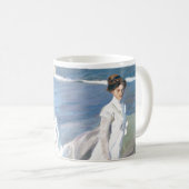 Spaziergang durch den Strand 1909,- Sorolla - Kaffeetasse (VorderseiteRechts)