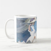 Spaziergang durch den Strand 1909,- Sorolla - Kaffeetasse (Links)