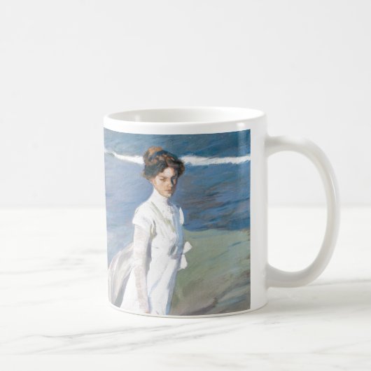 Spaziergang durch den Strand 1909,- Sorolla - Kaffeetasse (Rechts)