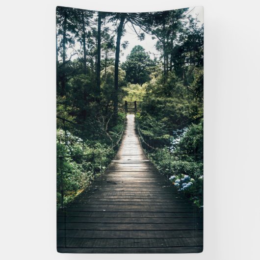 Spaziergang durch den Wald Banner (Vertikal)