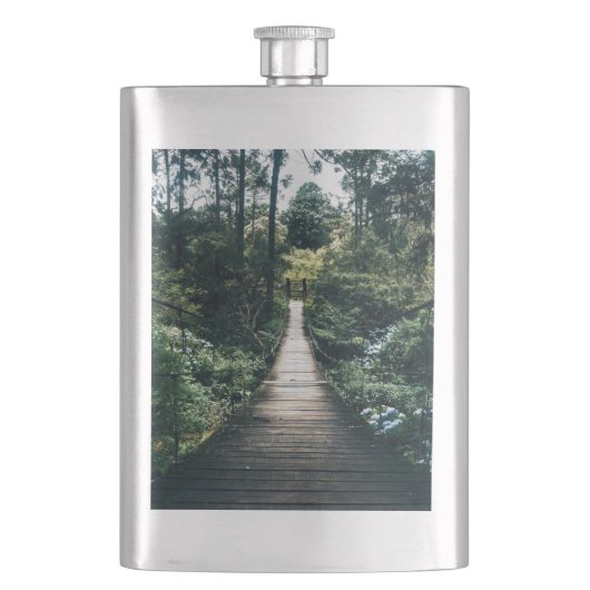 Spaziergang durch den Wald Flachmann (Vorderseite)