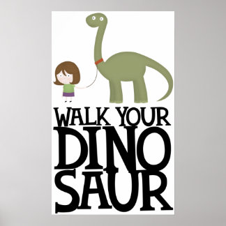 Spaziergang durch Ihren Dinosaurier Poster