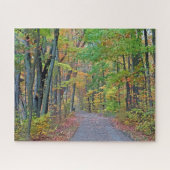 Spaziergang im Autumn Woods Design Puzzle (Horizontal)