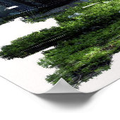 Spaziergang im Dorf Poster (Ecke)