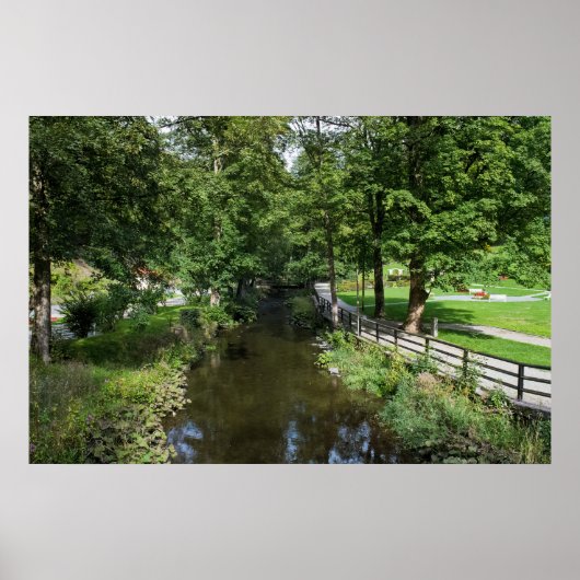 Spaziergang im Park Poster (Vorne)