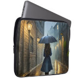 Spaziergang im Regen Laptopschutzhülle (Vorne Rechts)