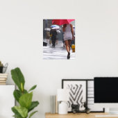 Spaziergang im Regen Poster (Heimbüro)