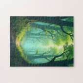 Spaziergang im Smaragdwald Puzzle (Horizontal)