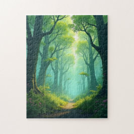 Spaziergang im Smaragdwald Puzzle