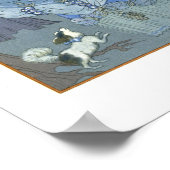 Spaziergang im Wald, Abbildung für "Fetes Galant Poster (Ecke)