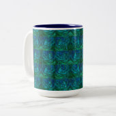 Spaziergang im Wald Zweifarbige Tasse (Vorderseite Links)