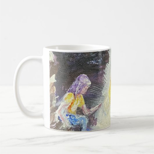 Spaziergang in der Dark Me und Jesus Kaffee-Tasse Kaffeetasse (Links)