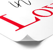 Spaziergang in der Liebe Inspirational Poster (Ecke)