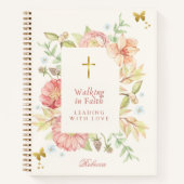 Spaziergang in Faith Spiral Notebook Notizblock (Vorderseite)
