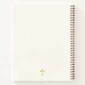 Spaziergang in Faith Spiral Notebook Notizblock (Rückseite)