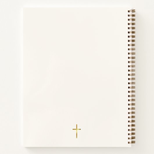 Spaziergang in Faith Spiral Notebook Notizblock (Rückseite)