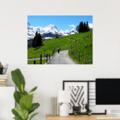Spaziergang in Murren Poster (Heimbüro)