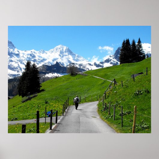 Spaziergang in Murren Poster (Vorne)