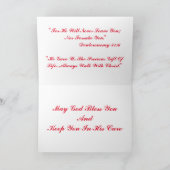 Spaziergang mit Christi Grußkarten Karte (Innenseite)