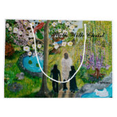 Spaziergang mit Christus großen Geschenktasche Große Geschenktüte (Rückseite)