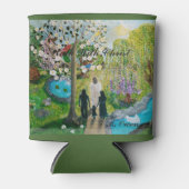 Spaziergang mit Christus kann kühlen Dosenkühler (Vorderseite)