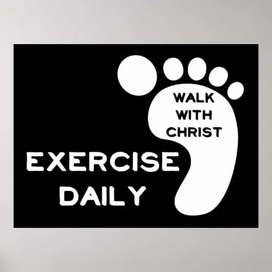 Spaziergang mit Christus Poster (Vorne)