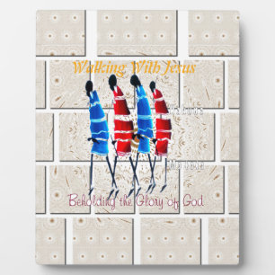 Spaziergang mit Jesus Hakuna Matata Inspiriert Bea Fotoplatte