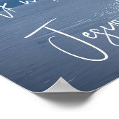 Spaziergang mit Jesus Poster (Ecke)