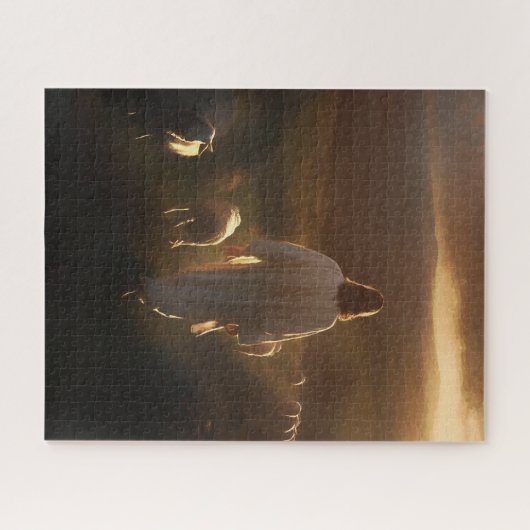 Spaziergang mit Jesus Puzzle (Horizontal)