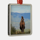 Spaziergang mit Muffin Keramik Ornament (Rechts)