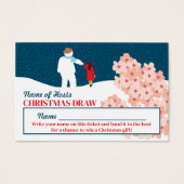 Spaziergang mit Snowman Weihnachten Party Raffles (Vorderseite)