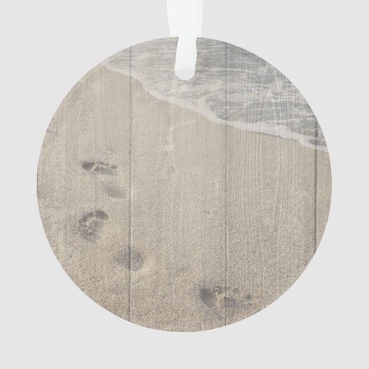 Spaziergang neben der Gedenkstätte Akryllisches Fo Ornament (Rückseite)