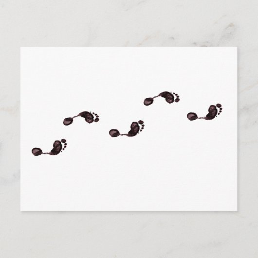 Spaziergang Postkarte (Vorderseite)