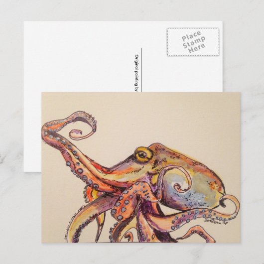 Spaziergang Postkarte (Vorne/Hinten)