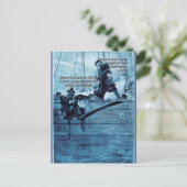 Spaziergang Postkarte (Stehend Vorderseite)