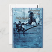 Spaziergang Postkarte (Vorne/Hinten)