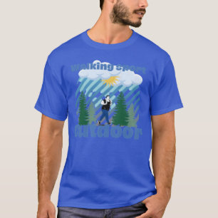 Spaziergang Sport outr Retro-Junge T-Shirt