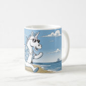 Spaziergang Unicorn Kaffee Tasse (VorderseiteRechts)