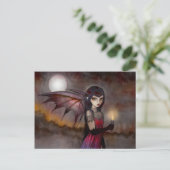 Spaziergang Victoria Vampire Fairy Postkarte (Stehend Vorderseite)