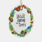 Spaziergang zwischen den Bäumen Ornament (Rechts)