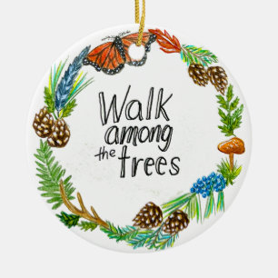 Spaziergang zwischen den Bäumen Ornament