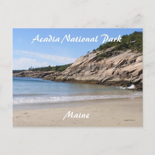 Spaziergänge an der Küste Postkarte (Vorderseite)