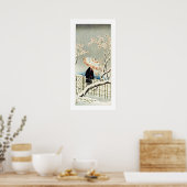 Spaziergänge im Schnee Ukiyo-e Poster (Küche)