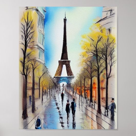 Spaziergänge in Paris Poster (Vorne)