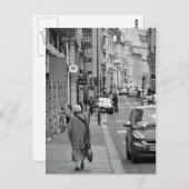 Spaziergänge in Paris Postkarte (Vorne/Hinten)