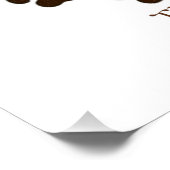 Spaziergänge mit Wolves Zitat Wild Wolf Head Logo Poster (Ecke)