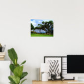 Spaziergänge zu Palmen in Hawaii Poster (Heimbüro)