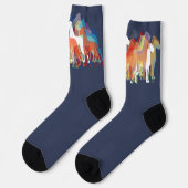 Spaziergänger Doggen Shirt Socken (Linkes Detail)