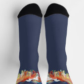 Spaziergänger Doggen Shirt Socken (Oben)
